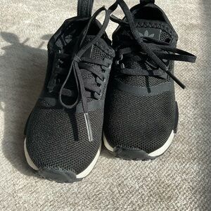 EUC Adidas black NMD R1 trainers 5c